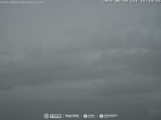 Volcán Popocatepetl Volcano Live Cam  - Tianguismanalco,  Puebla, Mexico