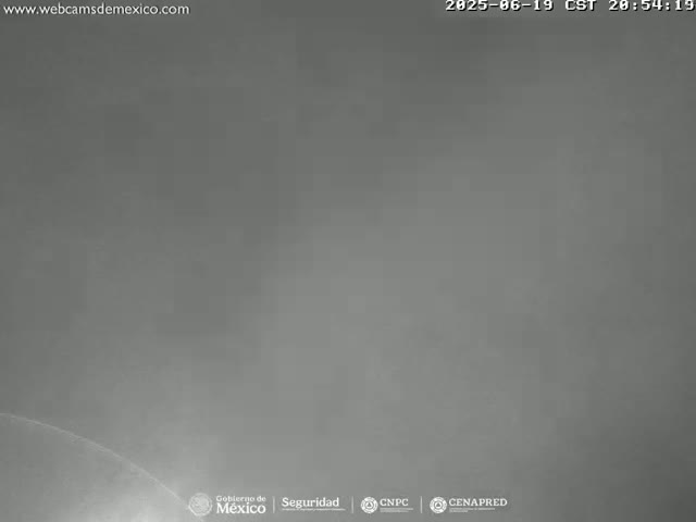 Volcán Popocatepetl Volcano Live Cam  - Tianguismanalco,  Puebla, Mexico