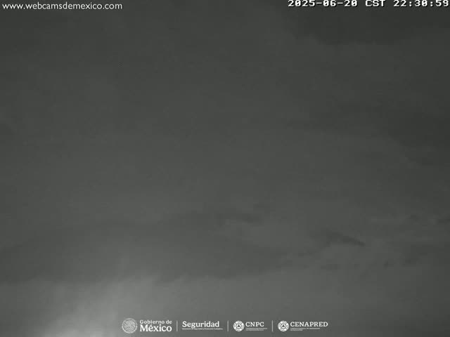Volcán Popocatepetl Volcano Live Cam  - Tianguismanalco,  Puebla, Mexico