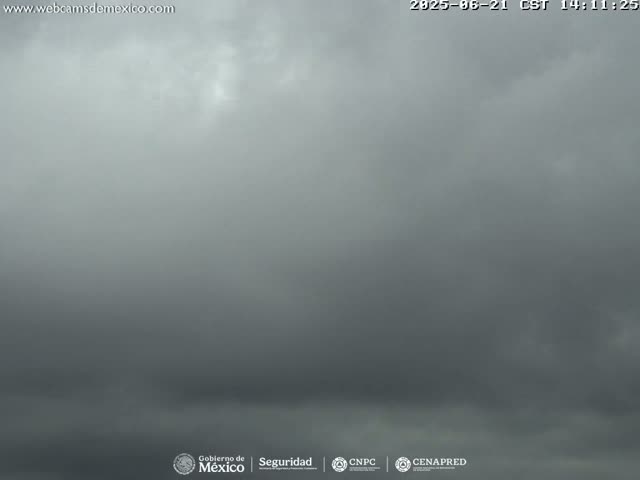 Volcán Popocatepetl Volcano Live Cam  - Tianguismanalco,  Puebla, Mexico