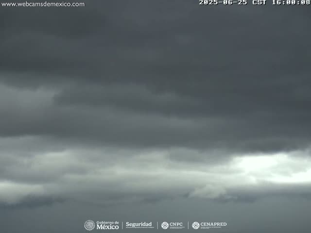 Volcán Popocatepetl Volcano Live Cam  - Tianguismanalco,  Puebla, Mexico