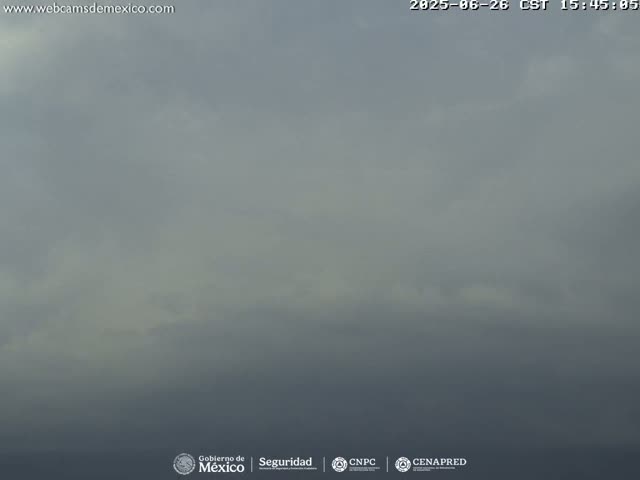 Volcán Popocatepetl Volcano Live Cam  - Tianguismanalco,  Puebla, Mexico