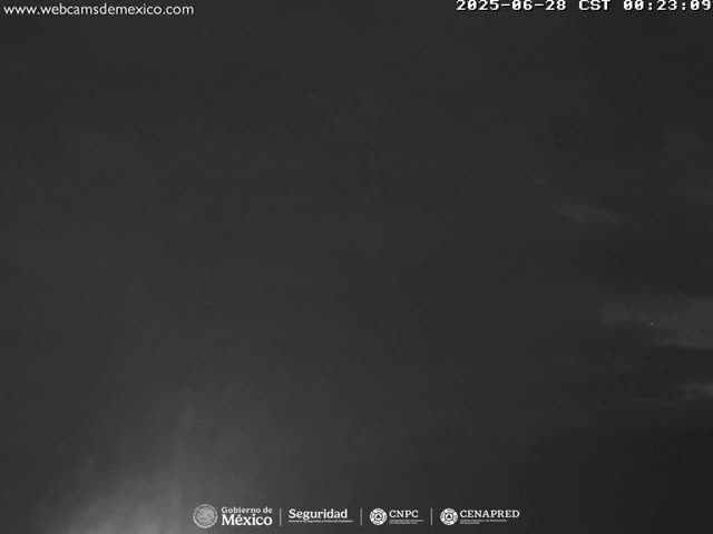 Volcán Popocatepetl Volcano Live Cam  - Tianguismanalco,  Puebla, Mexico