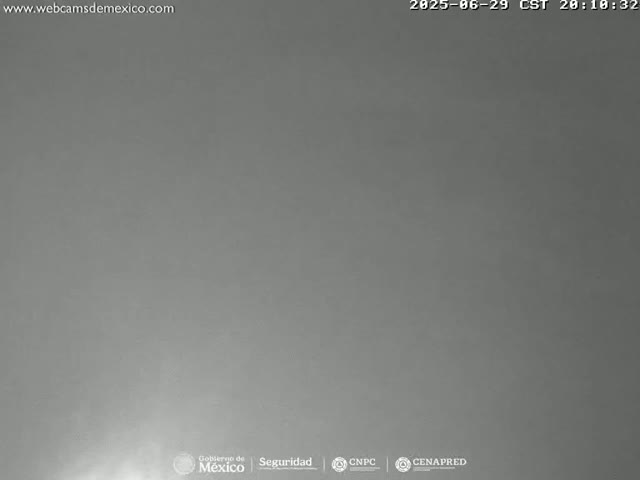 Volcán Popocatepetl Volcano Live Cam  - Tianguismanalco,  Puebla, Mexico