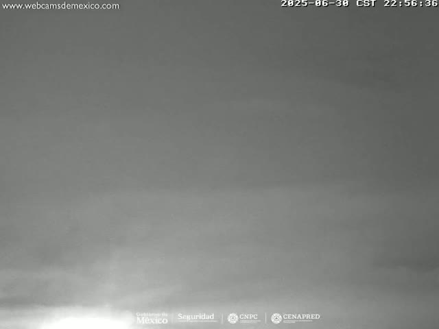 Volcán Popocatepetl Volcano Live Cam  - Tianguismanalco,  Puebla, Mexico