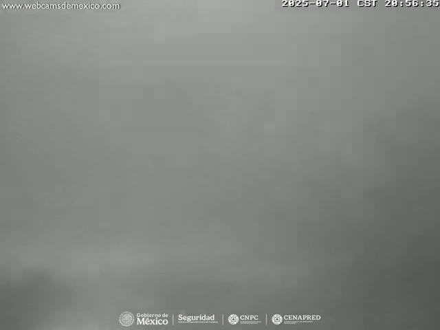 Volcán Popocatepetl Volcano Live Cam  - Tianguismanalco,  Puebla, Mexico