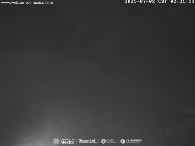 Volcán Popocatepetl Volcano Live Cam  - Tianguismanalco,  Puebla, Mexico
