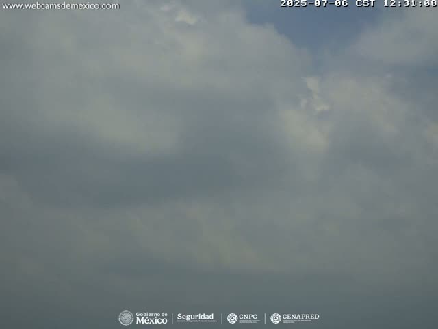 Volcán Popocatepetl Volcano Live Cam  - Tianguismanalco,  Puebla, Mexico