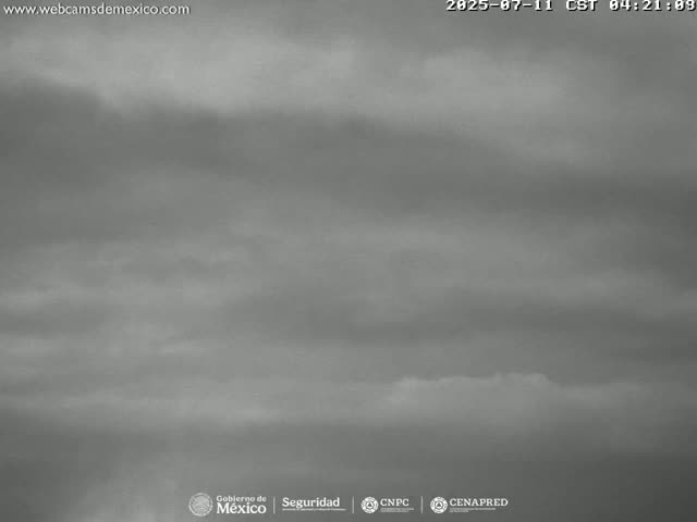 Volcán Popocatepetl Volcano Live Cam  - Tianguismanalco,  Puebla, Mexico