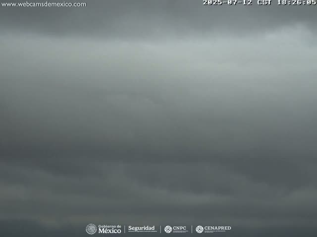 Volcán Popocatepetl Volcano Live Cam  - Tianguismanalco,  Puebla, Mexico