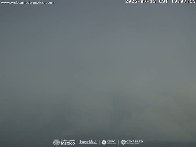 Volcán Popocatepetl Volcano Live Cam  - Tianguismanalco,  Puebla, Mexico