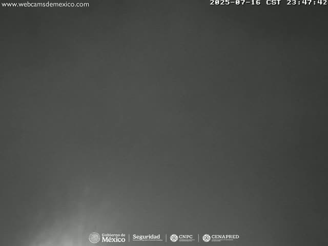 Volcán Popocatepetl Volcano Live Cam  - Tianguismanalco,  Puebla, Mexico