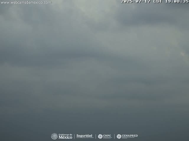 Volcán Popocatepetl Volcano Live Cam  - Tianguismanalco,  Puebla, Mexico