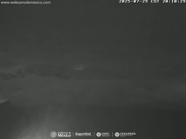 A dark, overcast sky is visible.