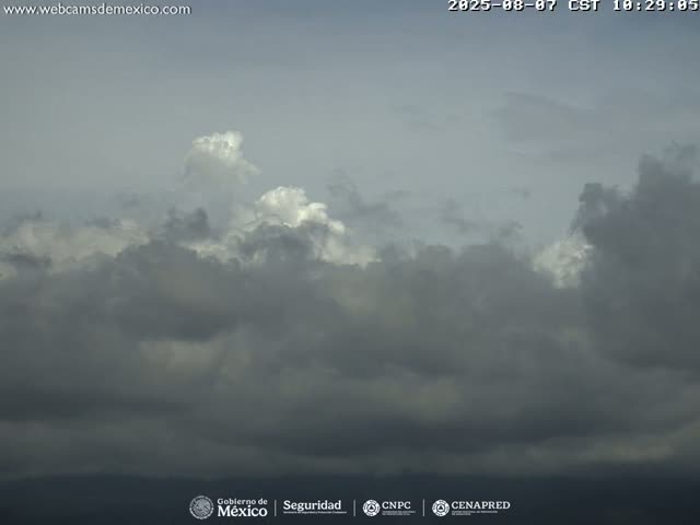 Volcán Popocatepetl Volcano Live Cam  - Tianguismanalco,  Puebla, Mexico
