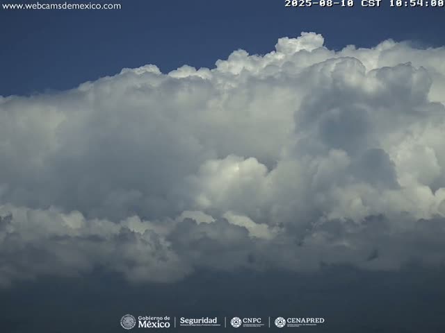 Volcán Popocatepetl Volcano Live Cam  - Tianguismanalco,  Puebla, Mexico