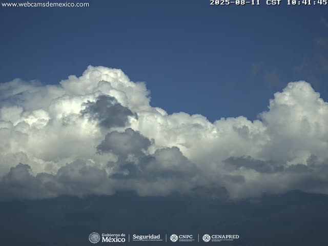 Volcán Popocatepetl Volcano Live Cam  - Tianguismanalco,  Puebla, Mexico