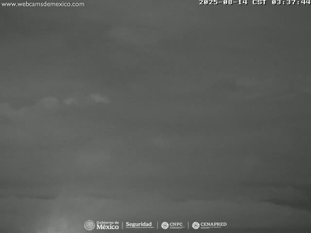 Volcán Popocatepetl Volcano Live Cam  - Tianguismanalco,  Puebla, Mexico