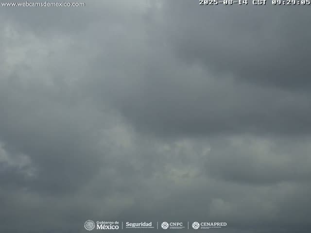 Volcán Popocatepetl Volcano Live Cam  - Tianguismanalco,  Puebla, Mexico