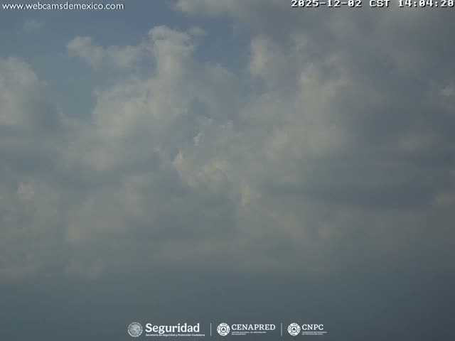 Volcán Popocatepetl Volcano Live Cam  - Tianguismanalco,  Puebla, Mexico