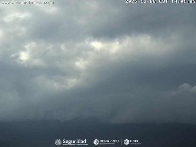 Volcán Popocatepetl Volcano Live Cam  - Tianguismanalco,  Puebla, Mexico
