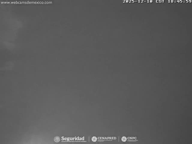 Volcán Popocatepetl Volcano Live Cam  - Tianguismanalco,  Puebla, Mexico