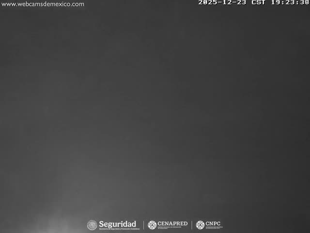 Volcán Popocatepetl Volcano Live Cam  - Tianguismanalco,  Puebla, Mexico