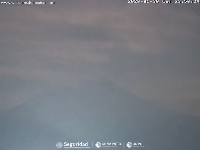 Volcán Popocatepetl Volcano Live Cam  - Tianguismanalco,  Puebla, Mexico