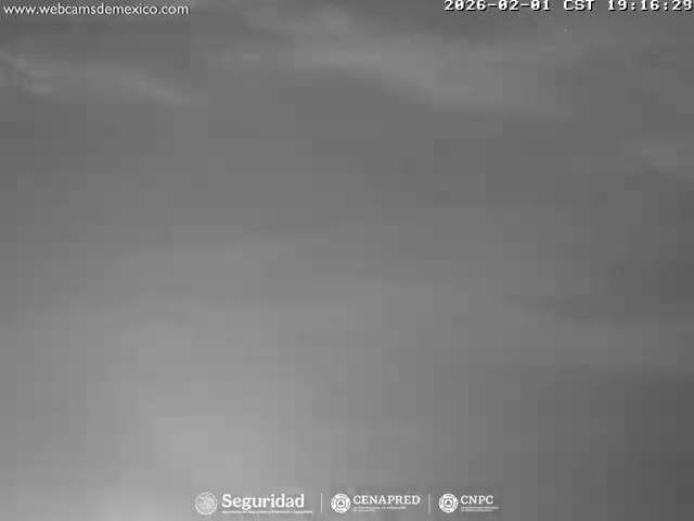 Volcán Popocatepetl Volcano Live Cam  - Tianguismanalco,  Puebla, Mexico