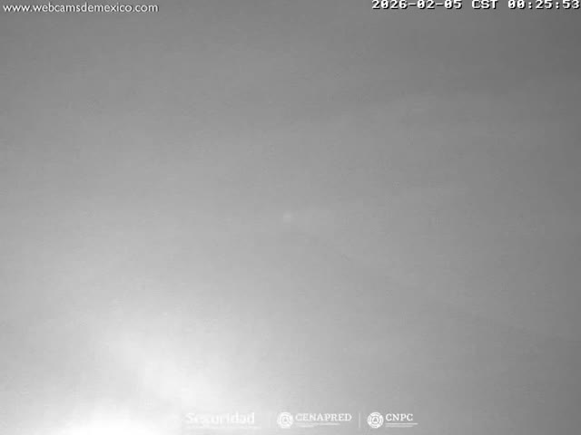 Volcán Popocatepetl Volcano Live Cam  - Tianguismanalco,  Puebla, Mexico