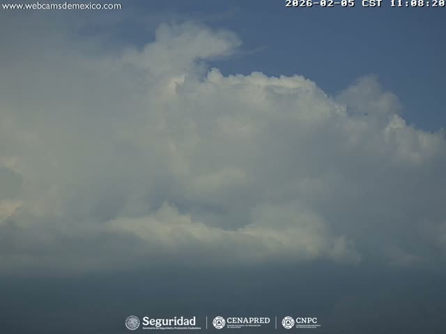 Volcán Popocatepetl Volcano Live Cam  - Tianguismanalco,  Puebla, Mexico