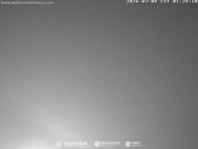 Volcán Popocatepetl Volcano Live Cam  - Tianguismanalco,  Puebla, Mexico