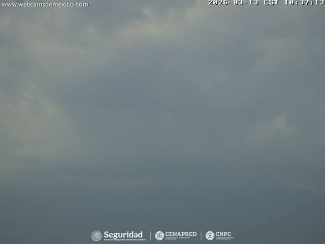 Volcán Popocatepetl Volcano Live Cam  - Tianguismanalco,  Puebla, Mexico