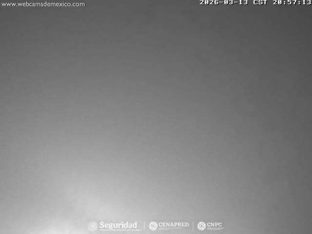 Volcán Popocatepetl Volcano Live Cam  - Tianguismanalco,  Puebla, Mexico
