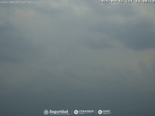 Volcán Popocatepetl Volcano Live Cam  - Tianguismanalco,  Puebla, Mexico