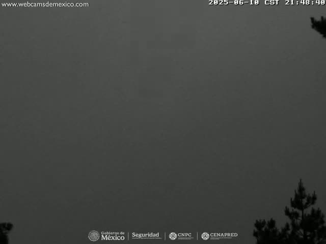 Volcán Popocatepetl Volcano from Tlamacas Live Cam  - San Nicolas de los Ranchos, Puebla, Mexico