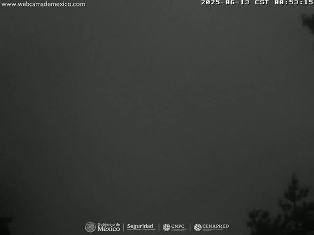Volcán Popocatepetl Volcano from Tlamacas Live Cam  - San Nicolas de los Ranchos, Puebla, Mexico