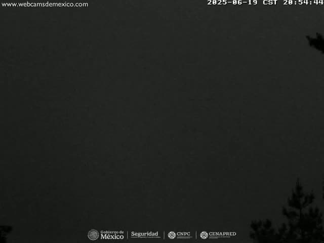 Volcán Popocatepetl Volcano from Tlamacas Live Cam  - San Nicolas de los Ranchos, Puebla, Mexico