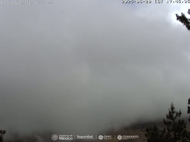 Volcán Popocatepetl Volcano from Tlamacas Live Cam  - San Nicolas de los Ranchos, Puebla, Mexico