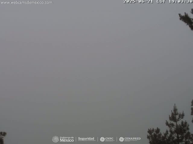 Volcán Popocatepetl Volcano from Tlamacas Live Cam  - San Nicolas de los Ranchos, Puebla, Mexico