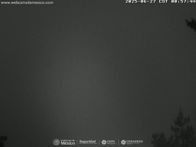 Volcán Popocatepetl Volcano from Tlamacas Live Cam  - San Nicolas de los Ranchos, Puebla, Mexico