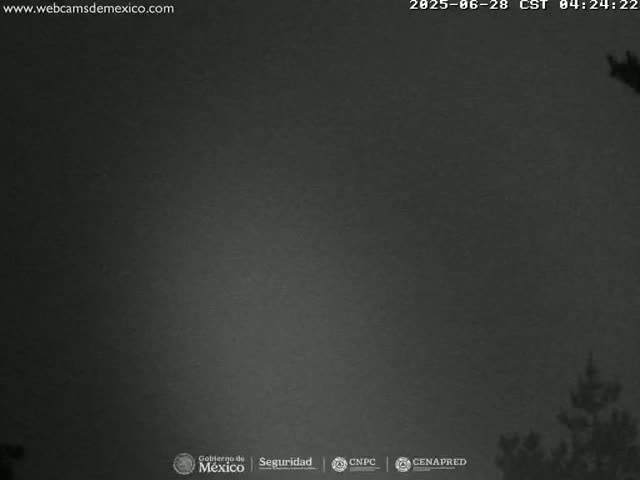 Volcán Popocatepetl Volcano from Tlamacas Live Cam  - San Nicolas de los Ranchos, Puebla, Mexico