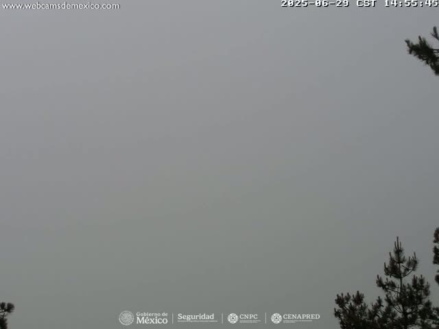 Volcán Popocatepetl Volcano from Tlamacas Live Cam  - San Nicolas de los Ranchos, Puebla, Mexico