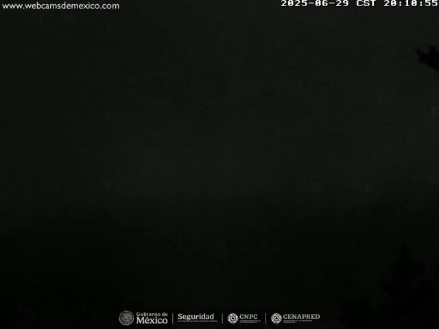 Volcán Popocatepetl Volcano from Tlamacas Live Cam  - San Nicolas de los Ranchos, Puebla, Mexico