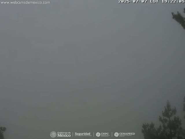 Volcán Popocatepetl Volcano from Tlamacas Live Cam  - San Nicolas de los Ranchos, Puebla, Mexico