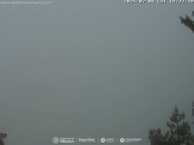 Volcán Popocatepetl Volcano from Tlamacas Live Cam  - San Nicolas de los Ranchos, Puebla, Mexico