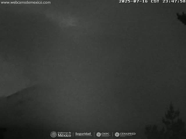 Volcán Popocatepetl Volcano from Tlamacas Live Cam  - San Nicolas de los Ranchos, Puebla, Mexico