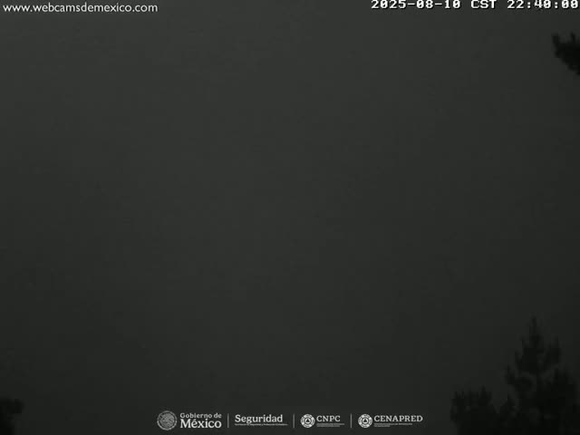 Volcán Popocatepetl Volcano from Tlamacas Live Cam  - San Nicolas de los Ranchos, Puebla, Mexico