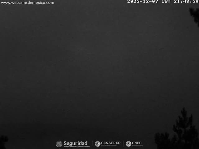 Volcán Popocatepetl Volcano from Tlamacas Live Cam  - San Nicolas de los Ranchos, Puebla, Mexico