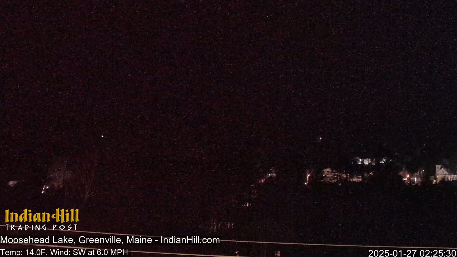 Moosehead Lake Skyline Live Cam - Maine, USA